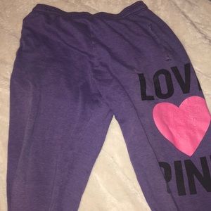 Purple VS Pink Sweatpants